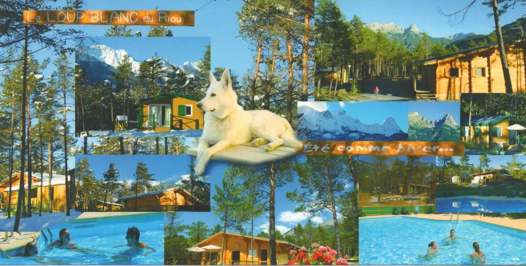 Hotel Parc Residentiel De Loisir : Le Loup Blanc Du Riou Barcelonnette Exterior foto
